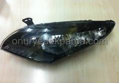 Renault Megane 3 İçi Siyah Sol Far 260606209R 260602545R
