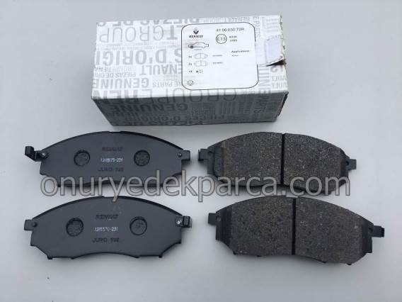 Renault Koleos Nissan Qashqai Xtrail Ön Balata 410603072R D1060JD00A